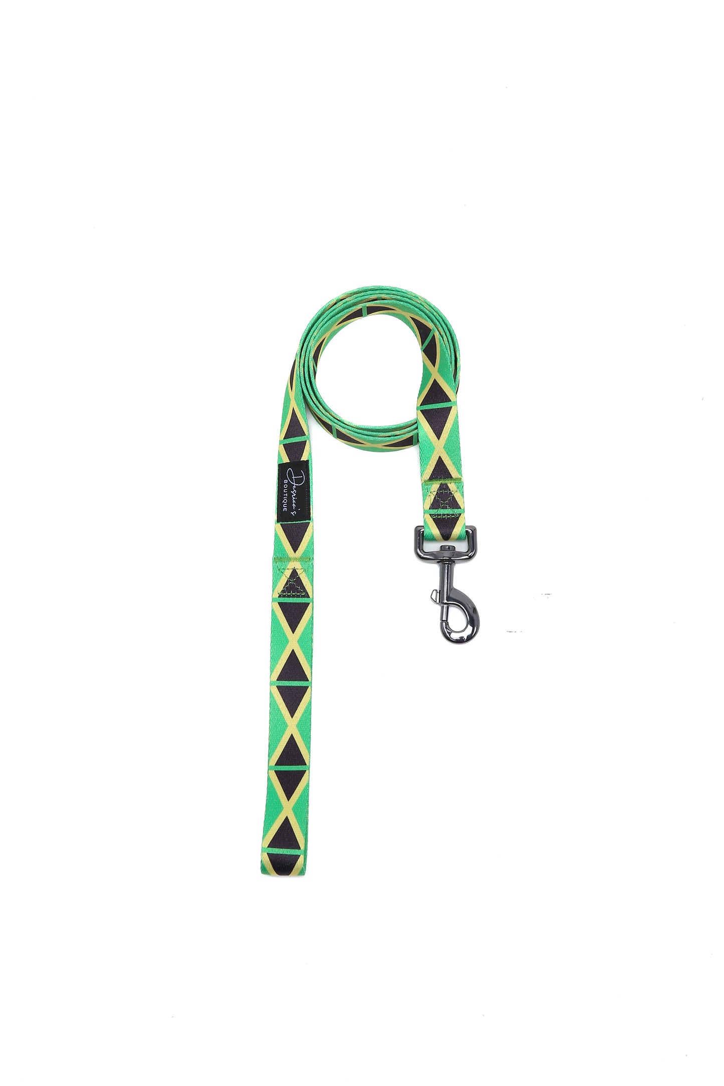 Jamaica Flag Dog Collar & Leash