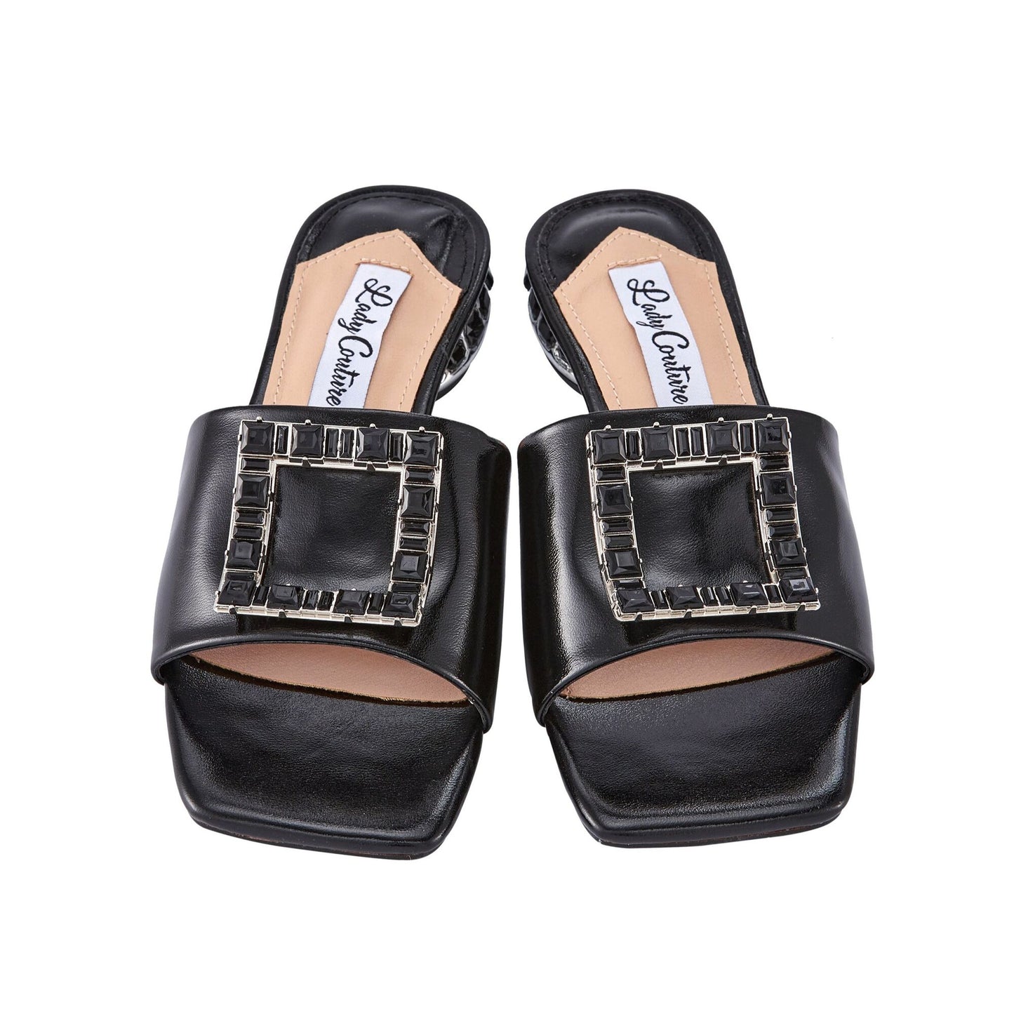 Lady Couture AMORE Metallic Jewel Slide