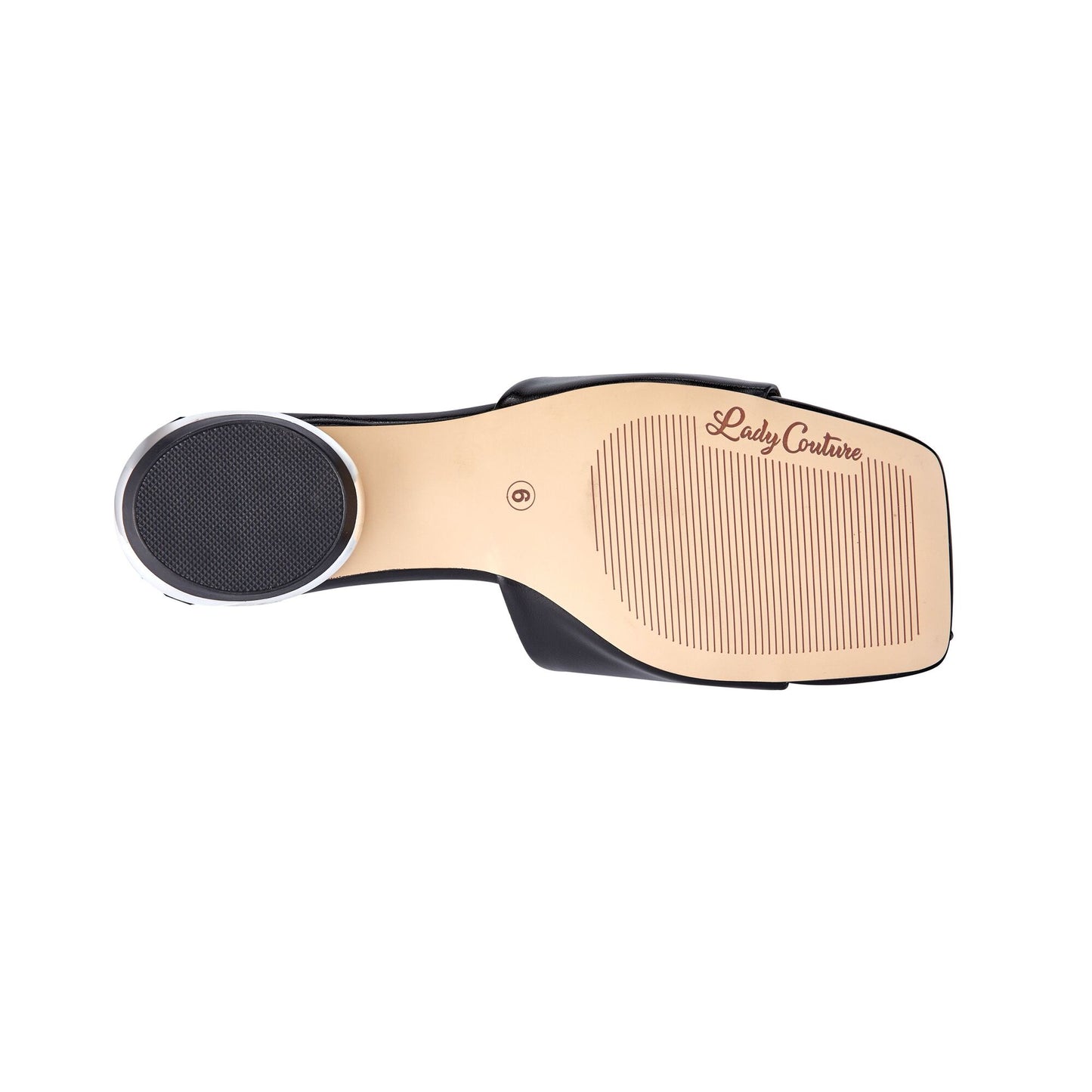 Lady Couture AMORE Metallic Jewel Slide