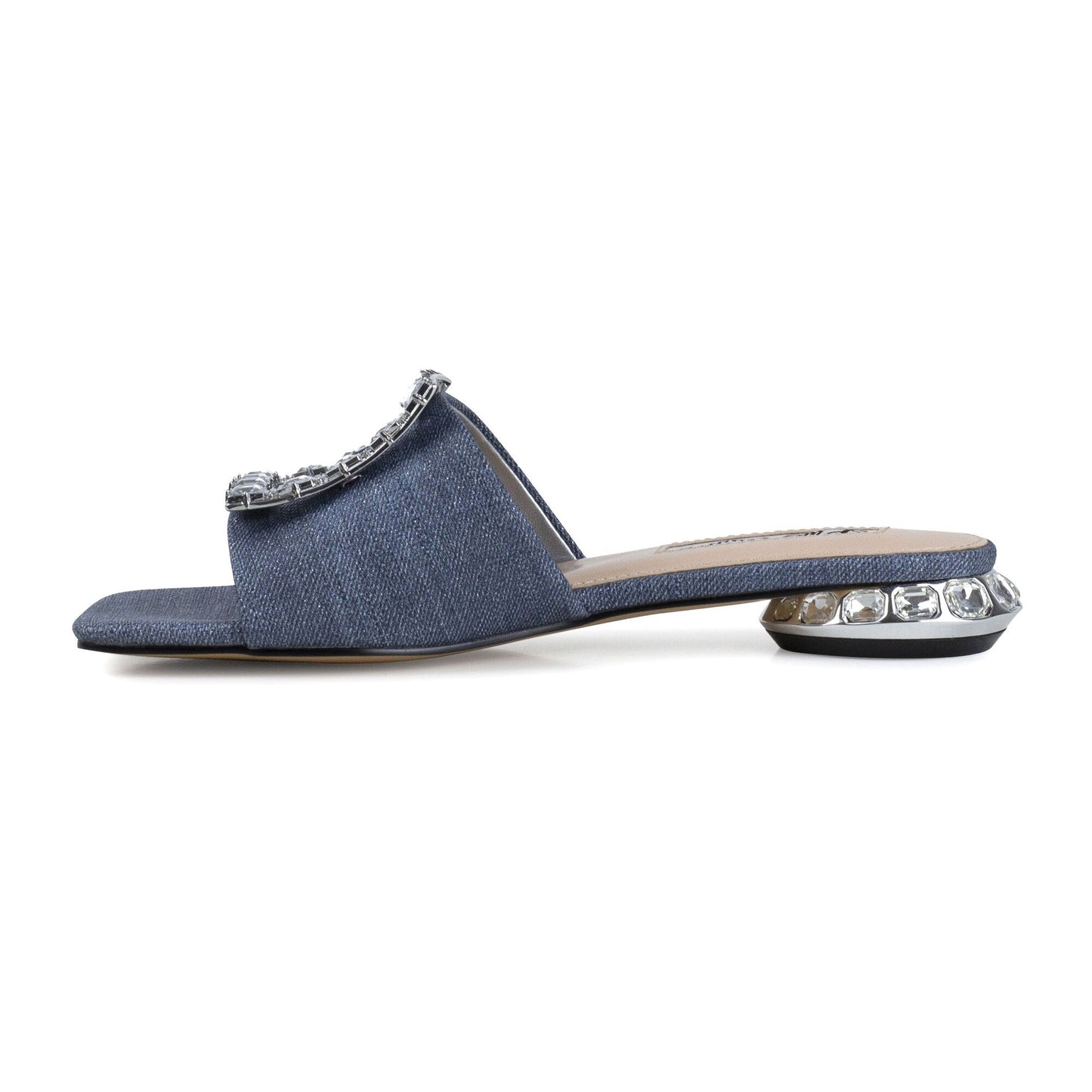 Lady Couture AMORE Metallic Jewel Slide
