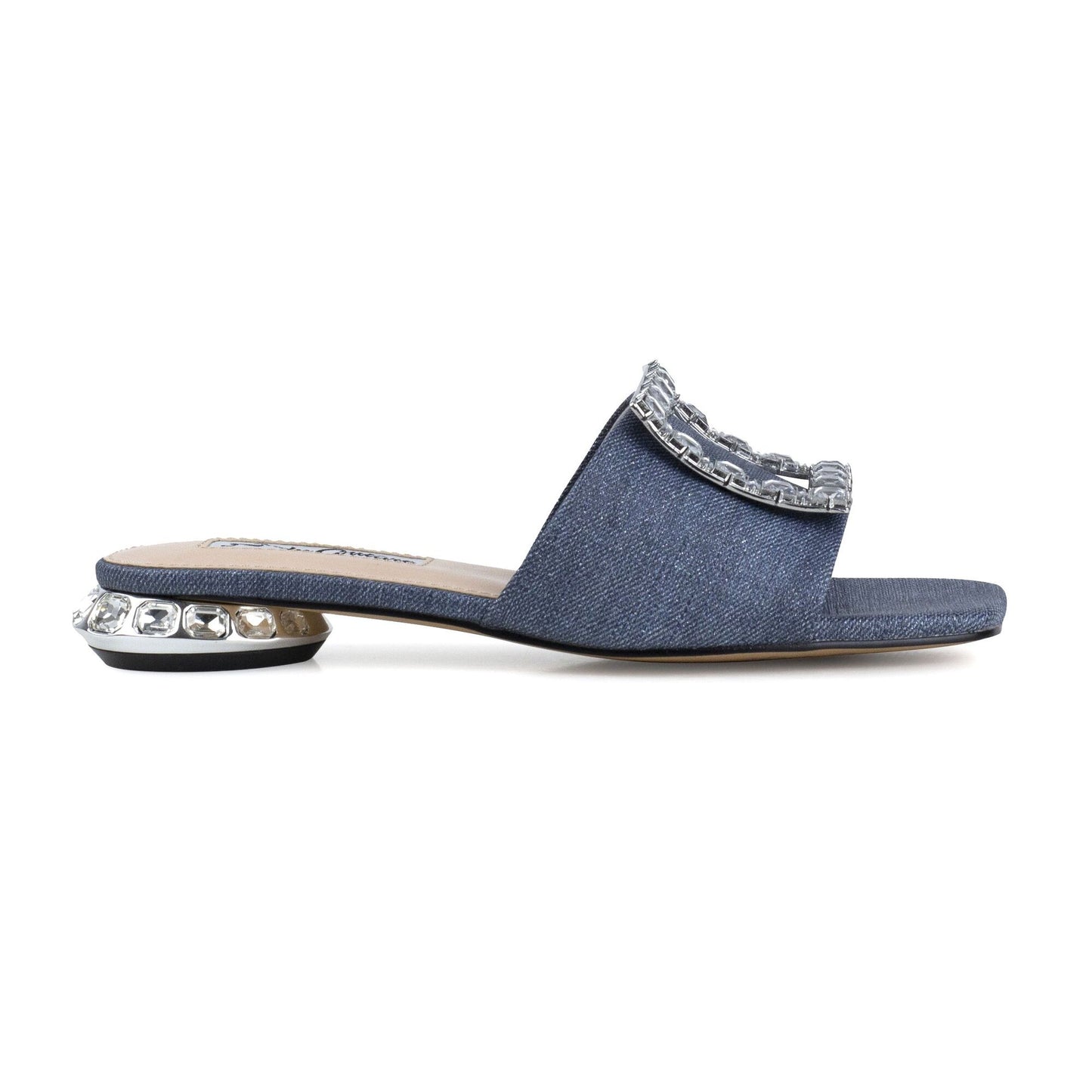 Lady Couture AMORE Metallic Jewel Slide