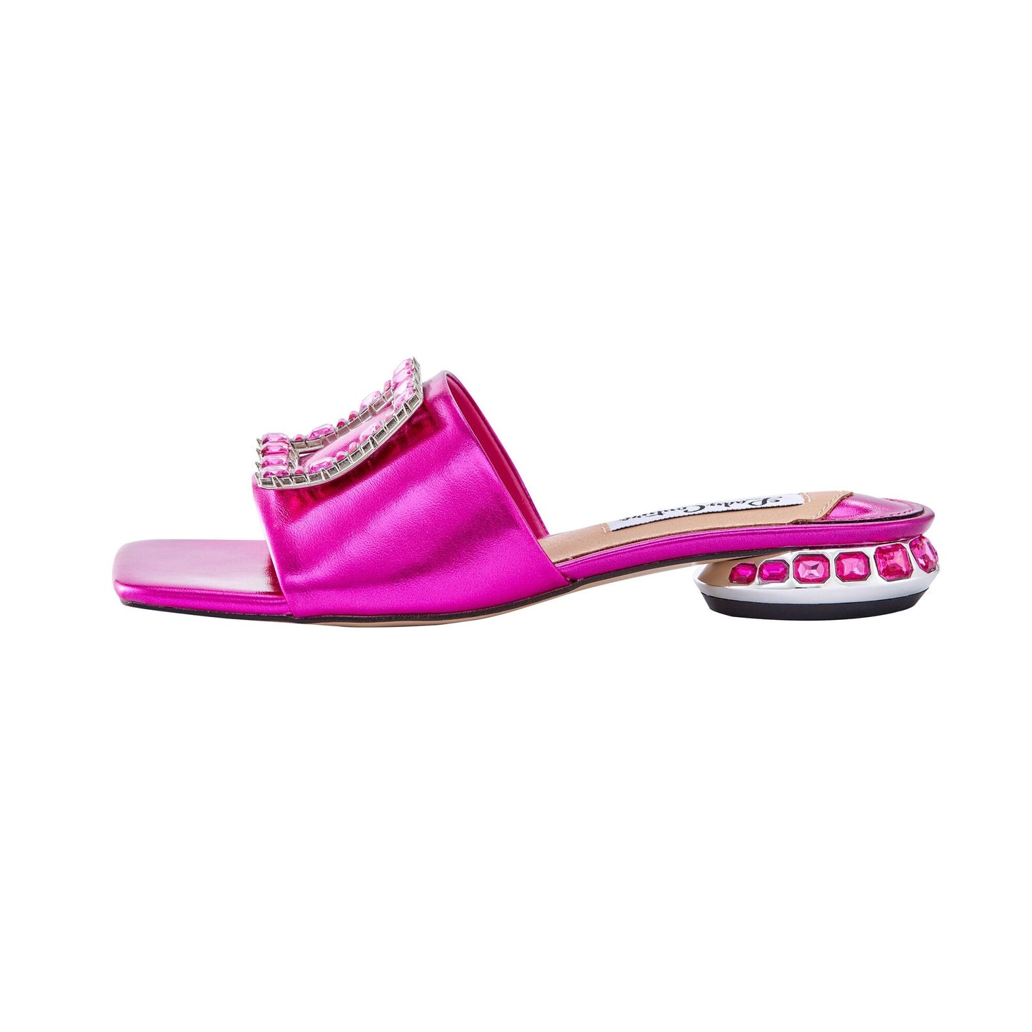 Lady Couture AMORE Metallic Jewel Slide