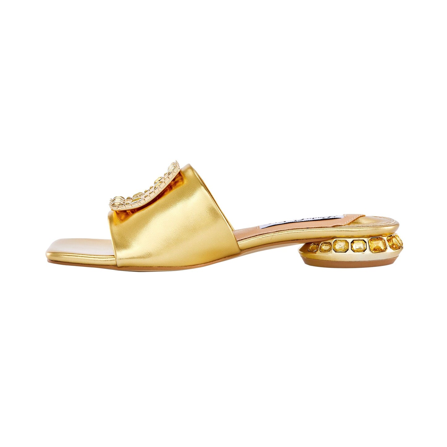 Lady Couture AMORE Metallic Jewel Slide