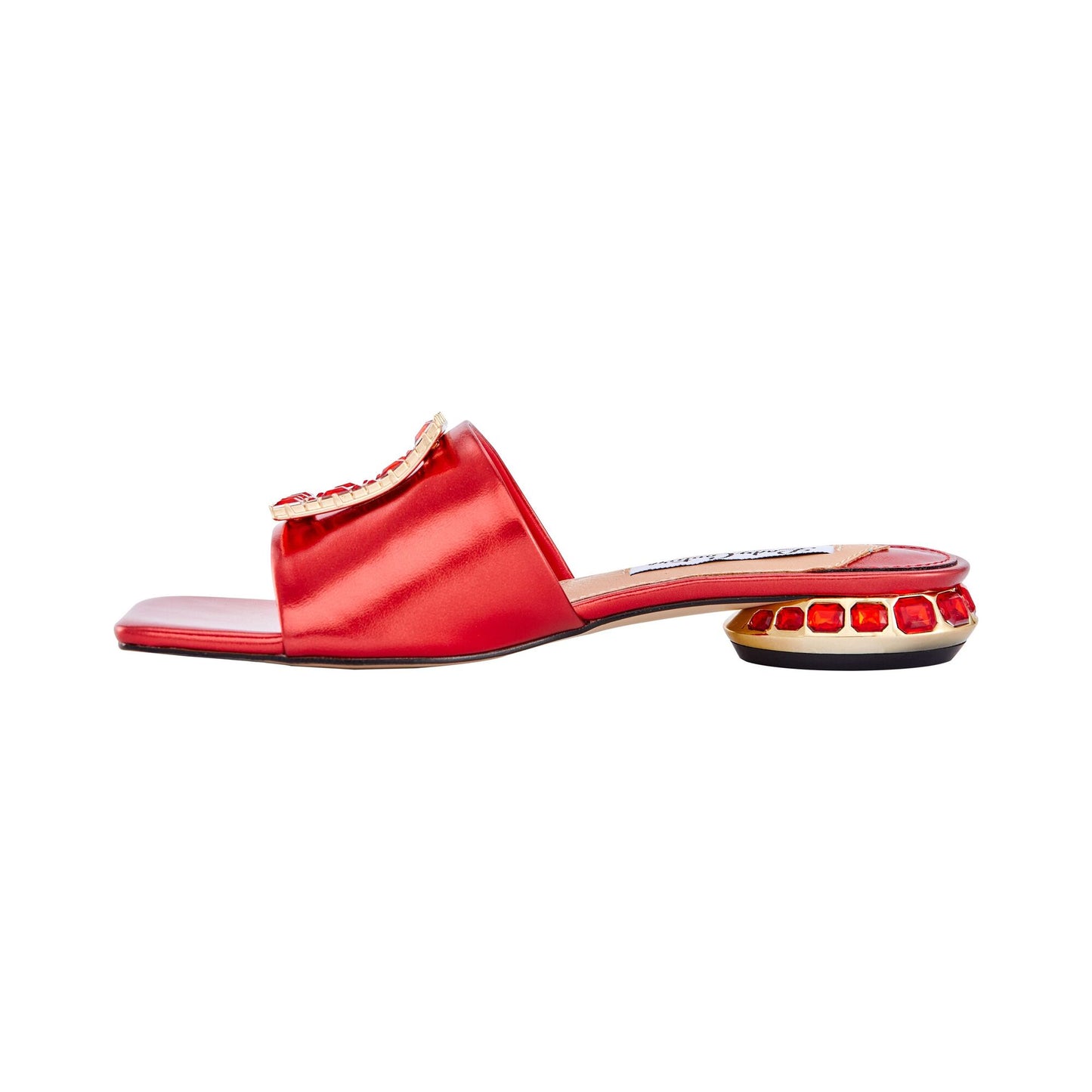 Lady Couture AMORE Metallic Jewel Slide