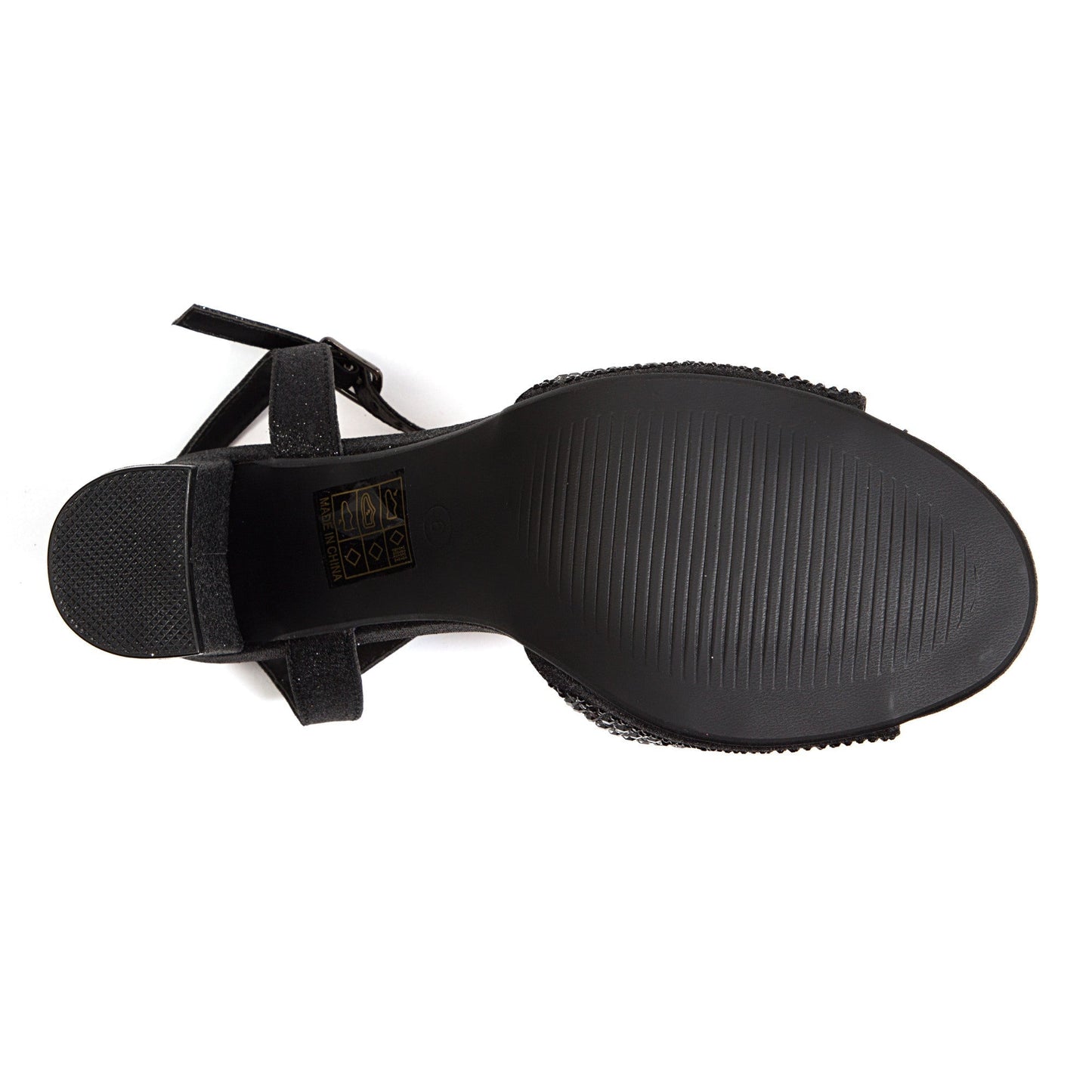 Ninety Union ALEXA Textile T-Strap With Matching Rhinestones Sandals - ninetyunion