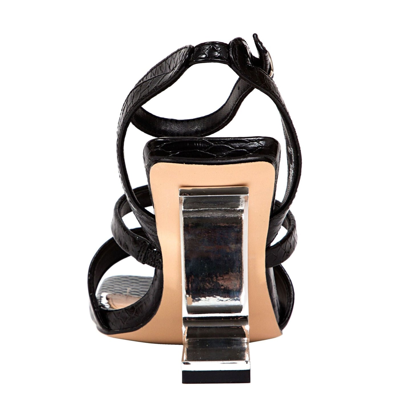 Ninety Union PRIVA Open Square Toe Snake Sandal - ninetyunion