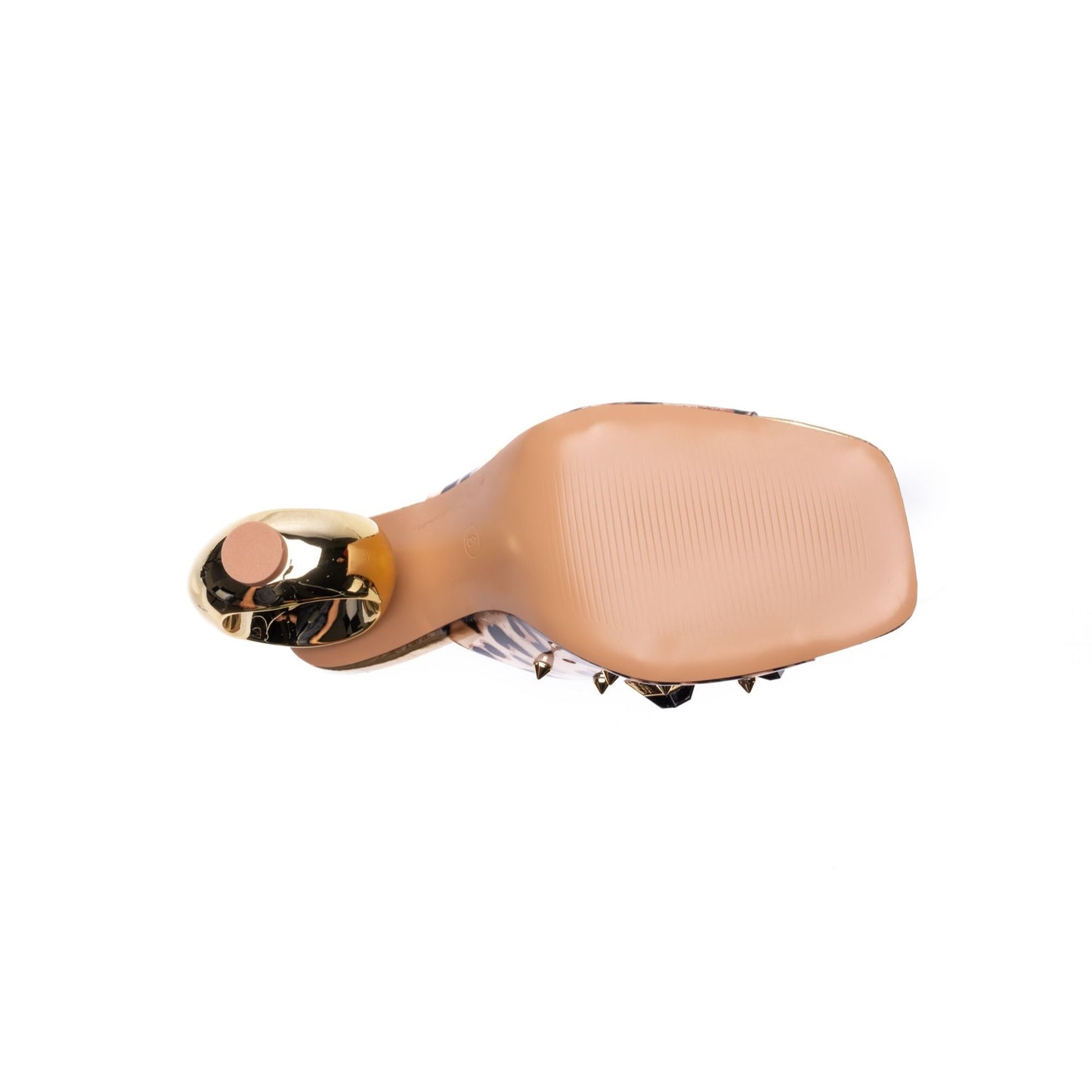Ninety Union VEGAS Lucite Multi Color Stone Slide On A Circular Heel - ninetyunion