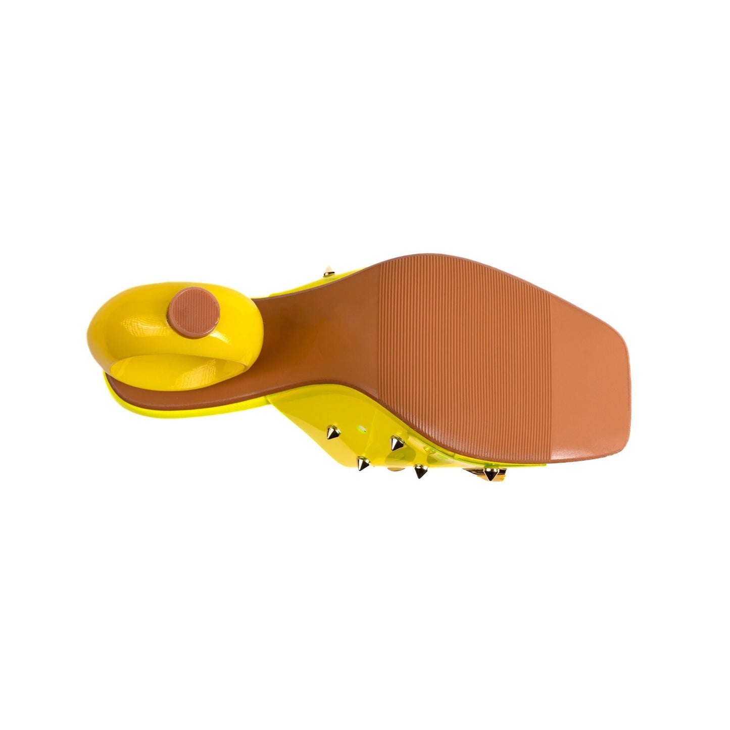 Ninety Union VEGAS Lucite Multi Color Stone Slide On A Circular Heel - ninetyunion