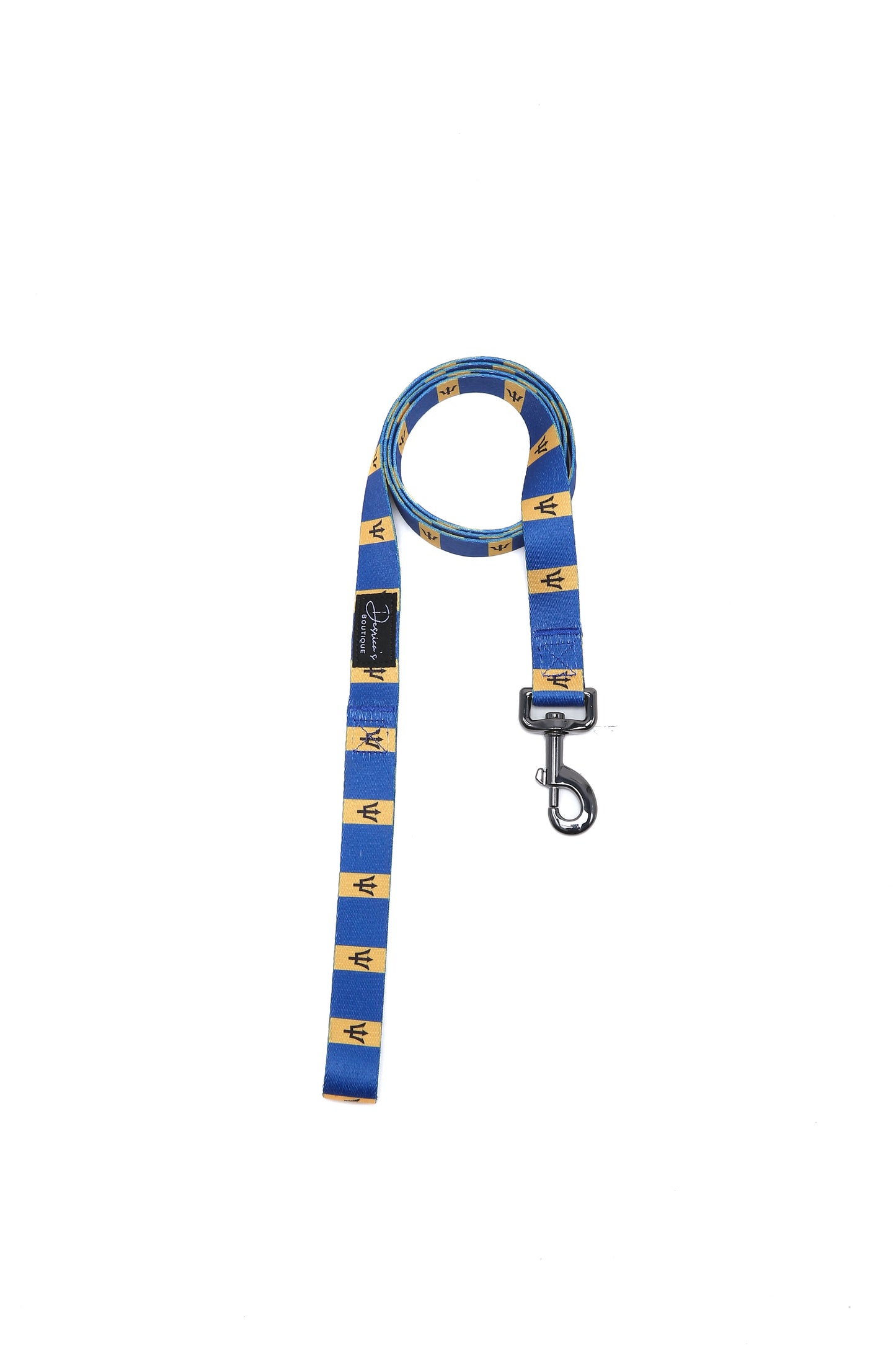 Barbados Flag Dog Collar & Leash