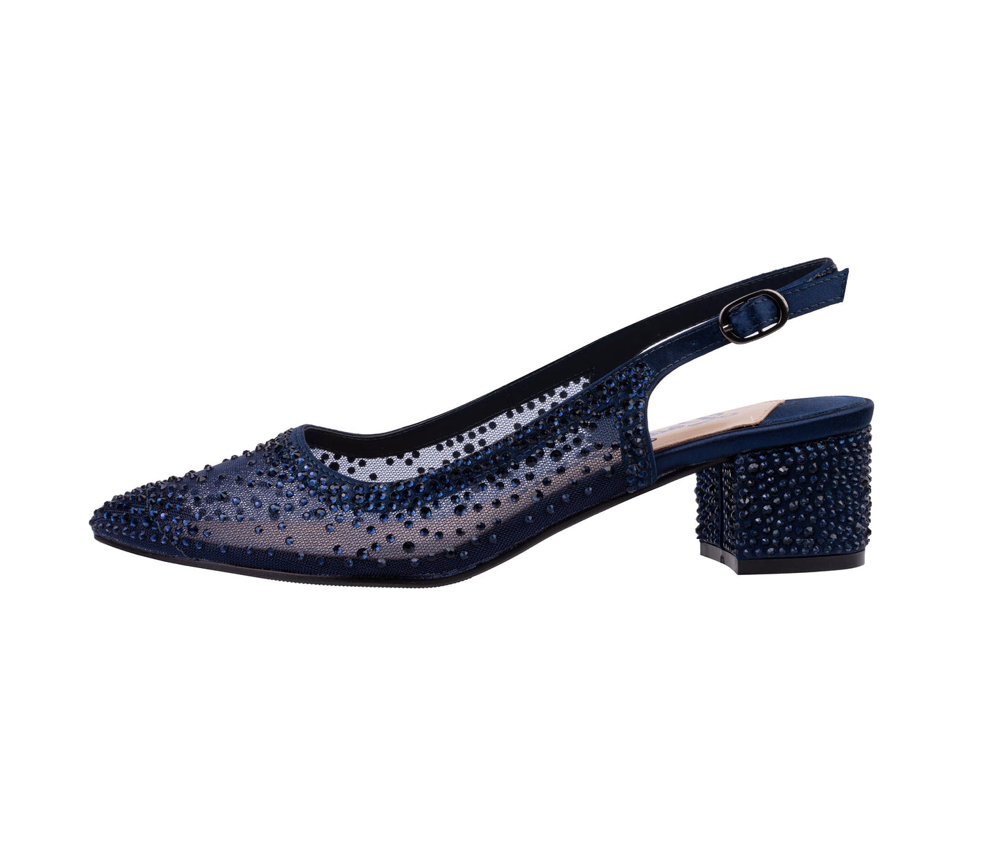 Lady Couture DEMI Rhinestone Mesh Slingback - ninetyunion