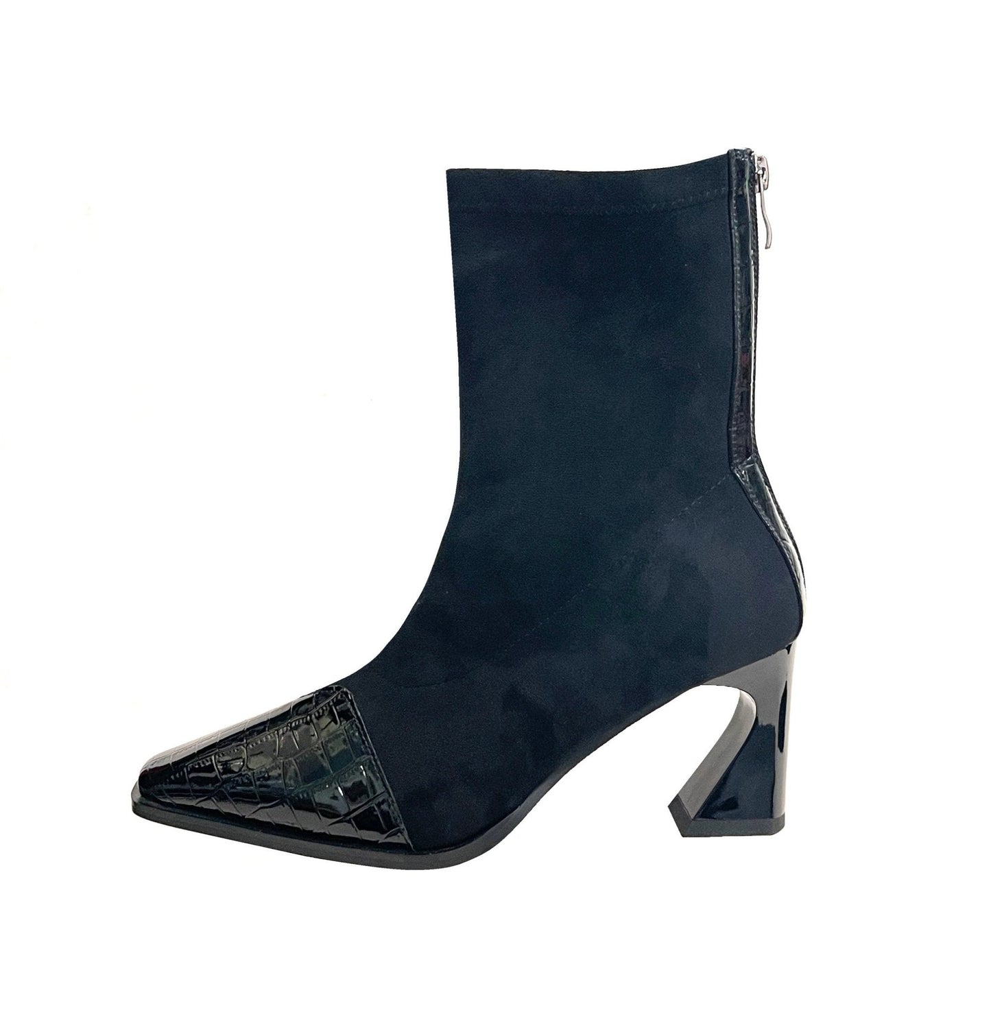 Ninety Union BRONX Pointed Toe Short Bootie on a Cool 3 inch Heel - ninetyunion