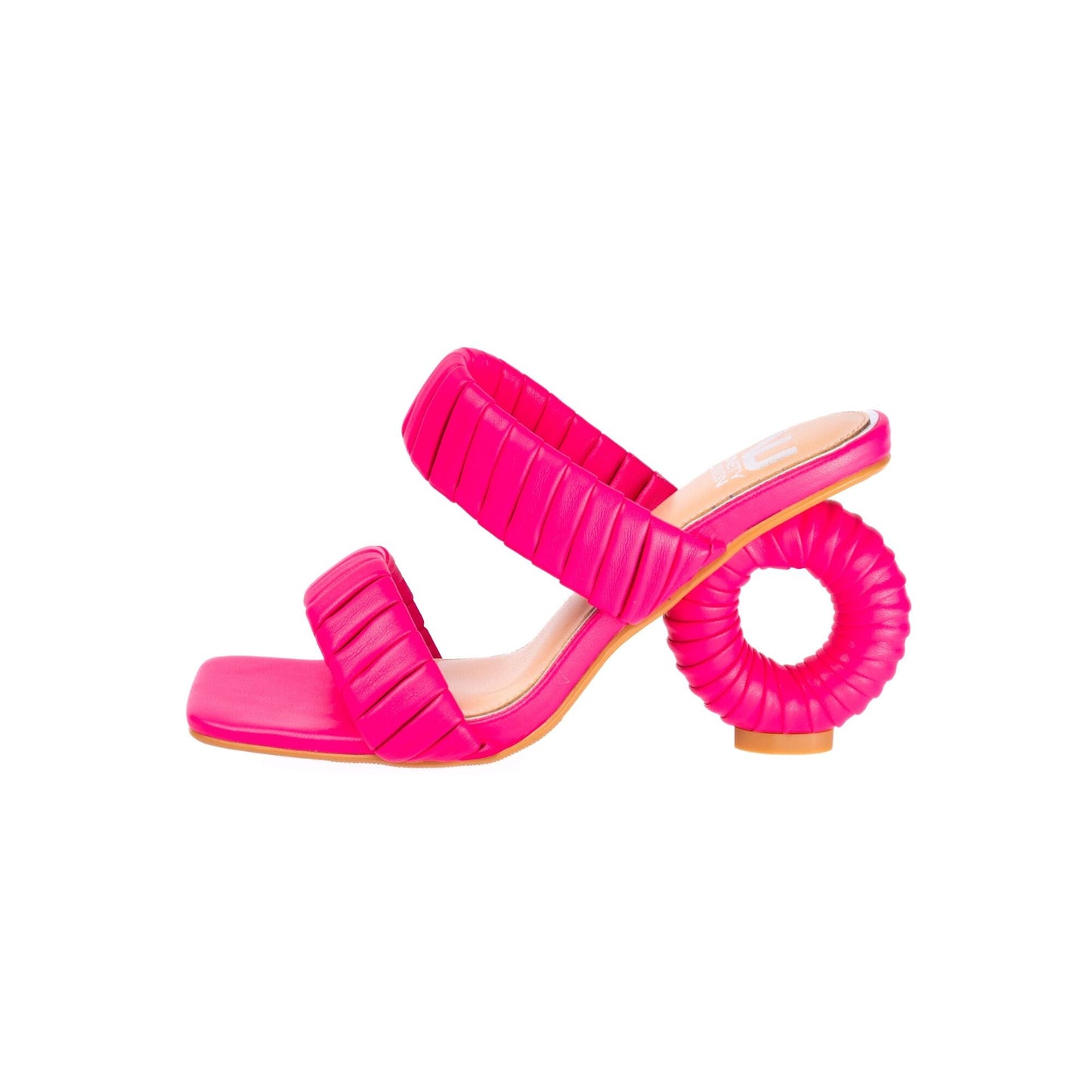 Ninety Union ASH Pleaded Straps Donut Heel Slide - ninetyunion