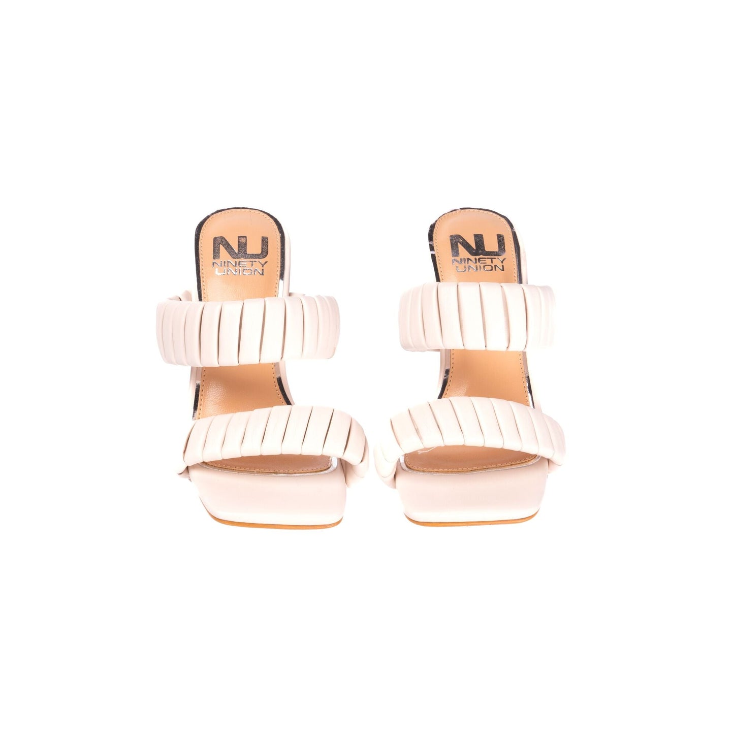 Ninety Union ASH Pleaded Straps Donut Heel Slide - ninetyunion