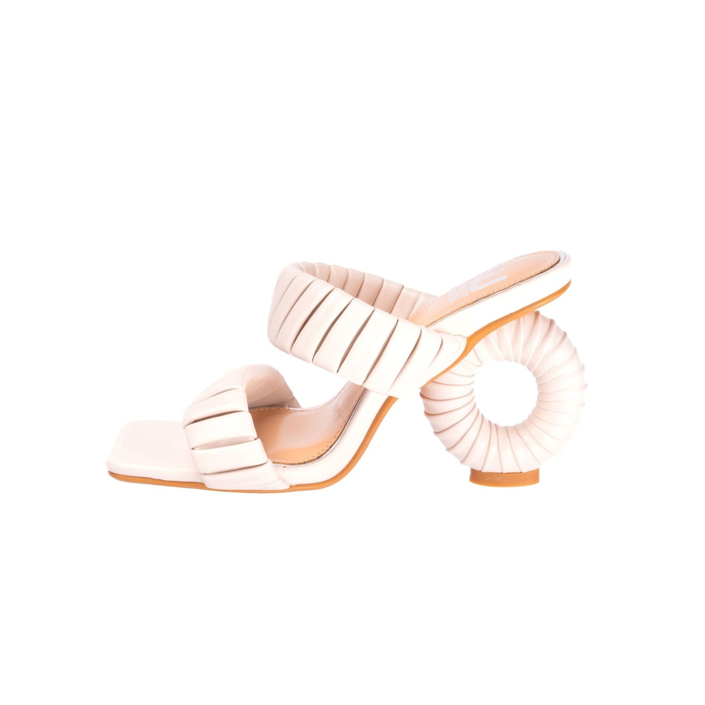 Ninety Union ASH Pleaded Straps Donut Heel Slide - ninetyunion