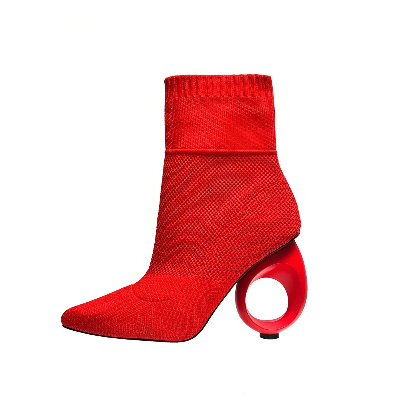 Ninety Union BEYONCE Knitted Bootie On A Circular Hole Heel - ninetyunion