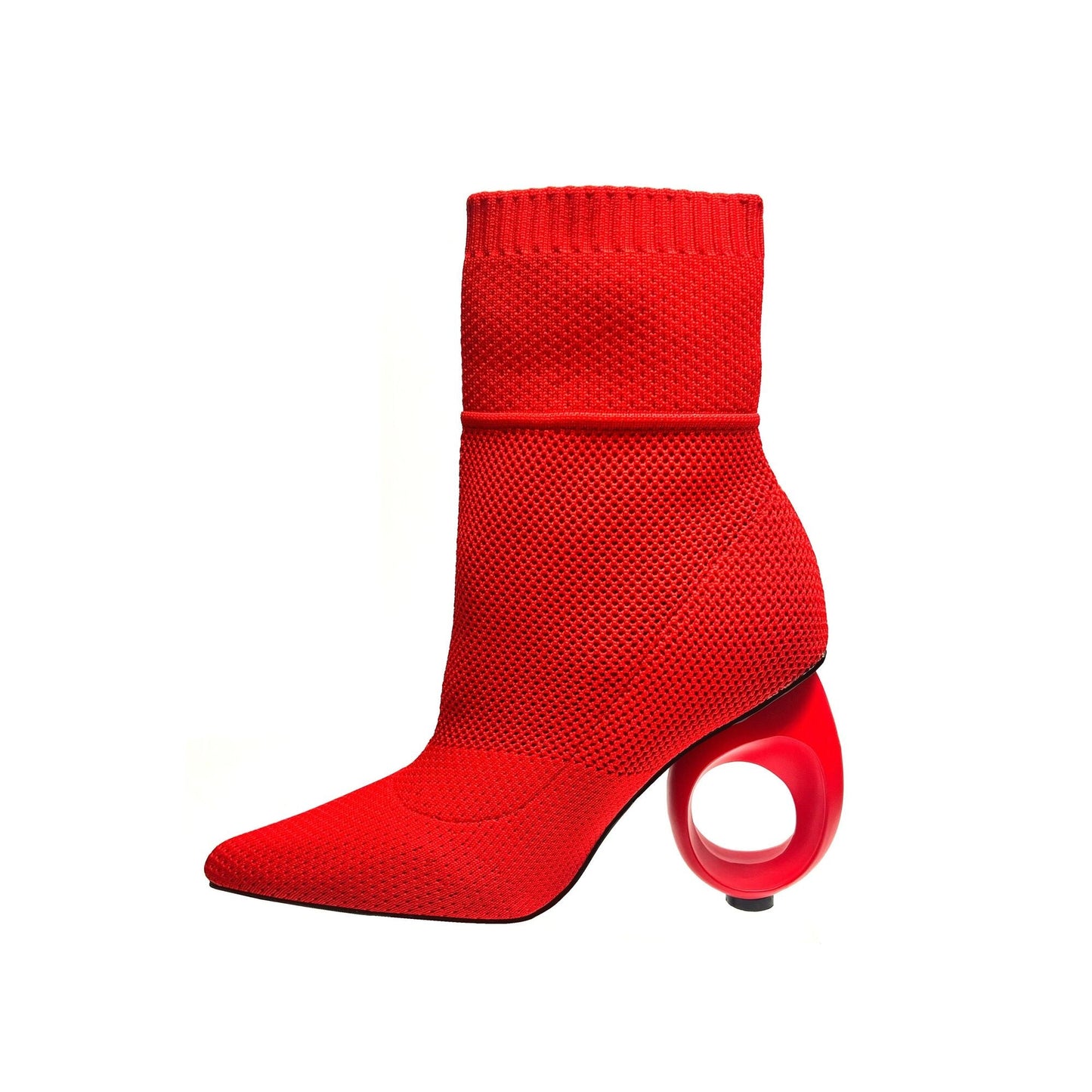 Ninety Union BEYONCE Knitted Bootie On A Circular Hole Heel - ninetyunion