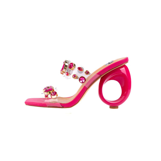 Ninety Union JOYFUL Circular Heel Two Band Jewels Slide - ninetyunion