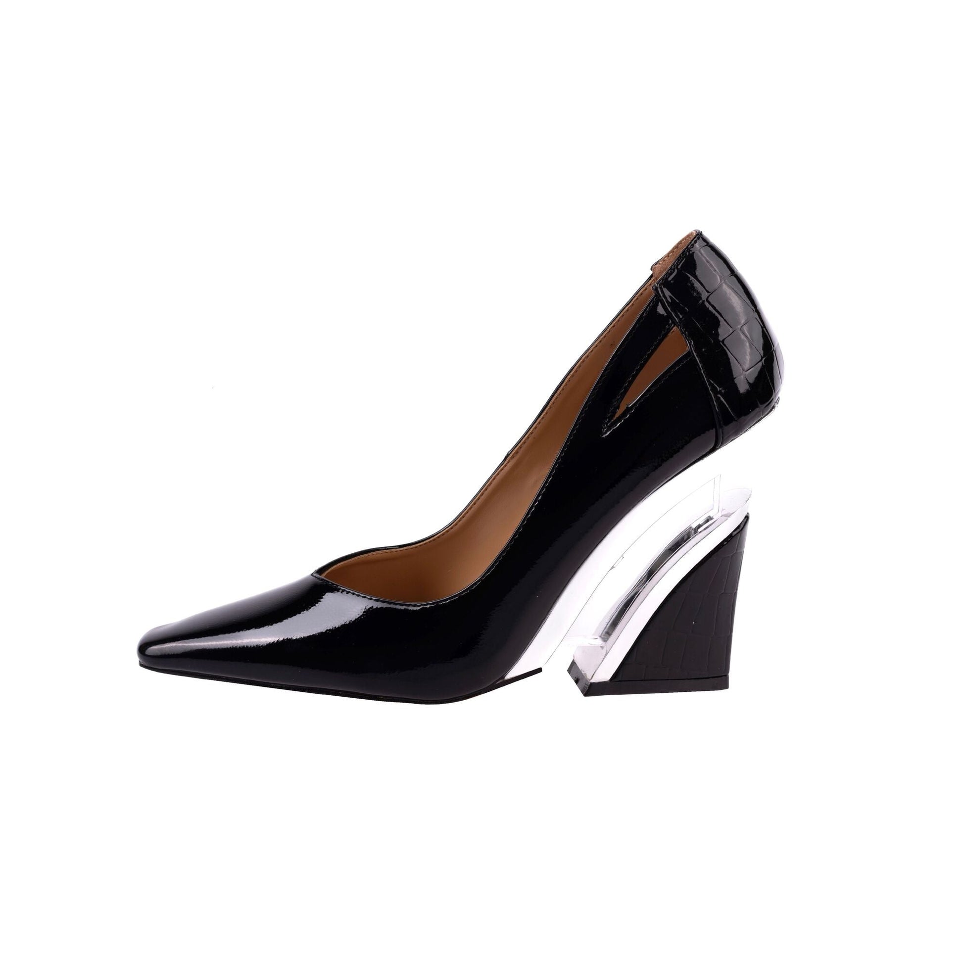 Ninety Union VIPER Lucite Wedge Heel Pump - ninetyunion